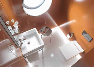 Duravit Sanitari | Wc sospeso modello Vero linea squadrata ceramica bianco lucido dimensione 37x54,5