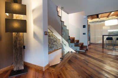 Larice seconda patina | Parquet 3 strati da 15 mm in larice seconda patina, larghezze e lunghezze miste, finitura cerata