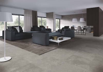 Casalgrande Padana Ecoconcrete Grigio Indoor | Piastrella effetto cemento struttura naturale di colore grigio stonalizzato formato 60x60