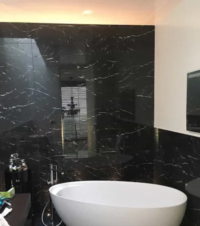 Creta Noir | Casalgrande Padana Creta Noir Poli 120x240 épaisseur 6.5mm