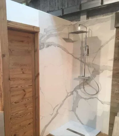 Statuario Marmoker | Casalgrande Padana Statuario Gris Poli 120x240 épaisseur 6.5mm
