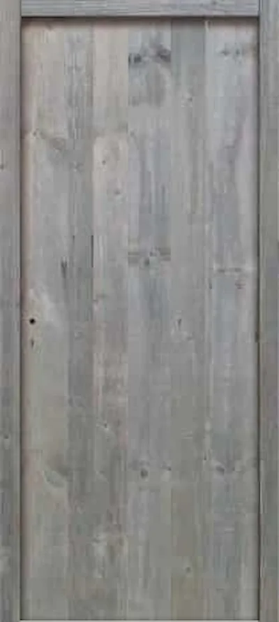 Porta | Modello verticale placcaggio in legno antico bardage grigio vintage