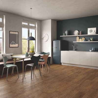 Woodco Dream | Pavimento in legno serie Dream modello Cognac Rovere scelta rustica,spazzolato,verniciato extra opaca spessore 15mm